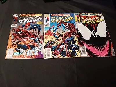 Buy The Spectacular Spider-man 201 202 203 All Nm Maximum Carnage • 19.91£