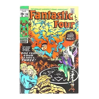 Buy Fantastic Four (1961 Series) #110 In Very Fine Condition. Marvel Comics [f} • 353.65£