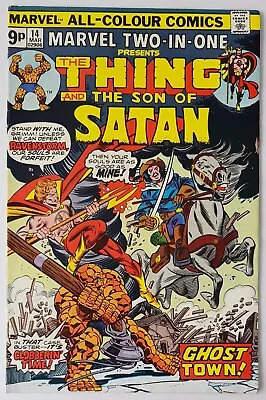 Buy Marvel Two In One #14, Marvel Comics 1976, Son Of Satan Apps, Bronze Age • 5.99£