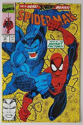 Buy Spiderman #15, Marvel Comics 1991, The Beast Apps, Higher Grade • 4.99£