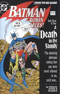 Buy Batman #428 Robin Lives 2nd Printing Cover B Jim Aparo Card Stock Variant Vf/nm • 4.31£