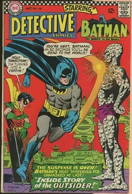 Buy  Detective Comics #356 (1966) Fn 6.0   Inside Story Of The Outsider!  • 35£