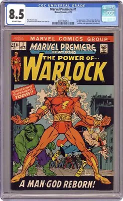 Buy Marvel Premiere #1 CGC 8.5 1972 4221384014 1st App. Warlock • 262.45£