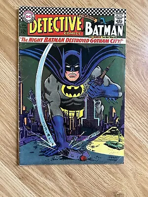 Buy DETECTIVE COMICS 362: The Night BATMAN DESTROYED GOTHAM CITY • 53.76£