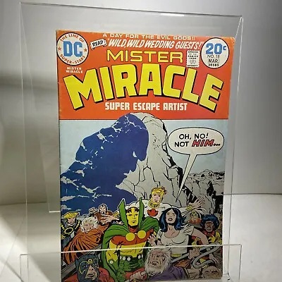 Buy MISTER MIRACLE #18 1974  Key Book- Wedding Issue Jack Kirby • 15.79£