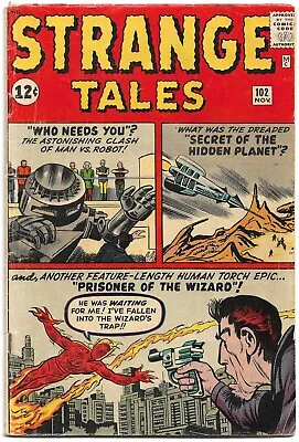 Buy Strange Tales #102 (1962) * 1st Appearance Of The Wizard * Kirby * Lee *  🔥 • 115.18£
