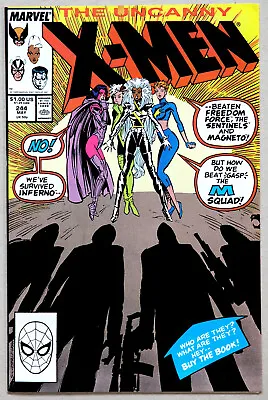 Buy Uncanny X-Men #244 Vol 1 - Marvel Comics - Chris Claremont - Marc Silvestri • 39.95£