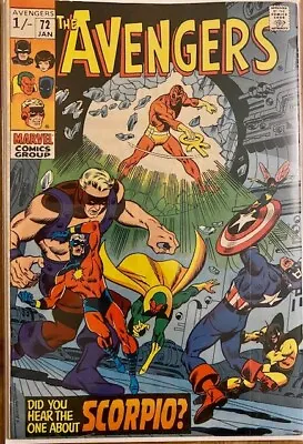 Buy Avengers #72 1st App Zodiac (1970) KEY ISSUE • 30£