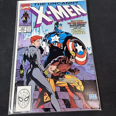 Buy The Uncanny X-men #268 Iconic Jim Lee Cover! Marvel Comics 1990! Nm • 27.80£