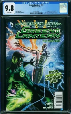 Buy Green Lantern #20 CGC 9.8 1st Jessica Cruz In Cameo - Rare Newsstand Edition • 531.26£