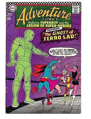 Buy Adventure 357 F- (5.5) 6/67 Superboy In  The Ghost Of Ferro Lad!  • 12.66£