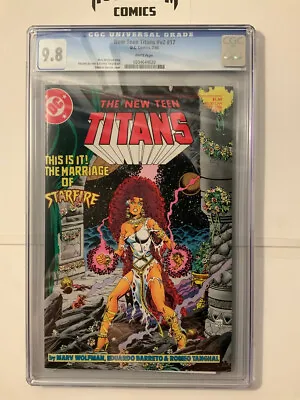 Buy New Teen Titans (1984) #  17 CGC 9.8 1986 • 63£