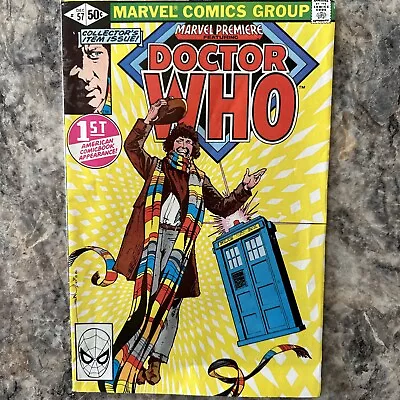 Buy 1980 MARVEL PREMIERE #57 ISSUE 1st U.S APPEARANCE OF DOCTOR WHO COMIC BOOK • 11.92£