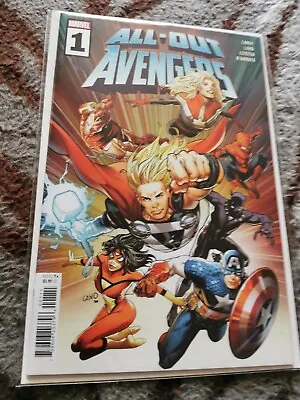 Buy ALL-OUT AVENGERS # 1 NM 2022 LAND VARIANT  SPIDERMAN Combined UK P&P Discounts ! • 2.25£