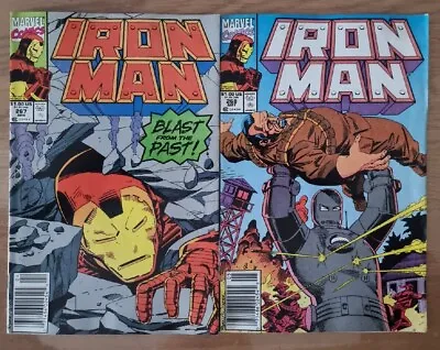 Buy Iron Man (1968 1st Series) Issue 267 And 268 • 3.65£