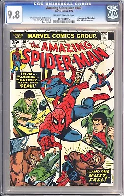 Buy Amazing Spider-Man #140 ⭐ CGC 9.8 ⭐ 1st Gloria Grant! Grizzly Marvel Comic 1975 • 880.66£