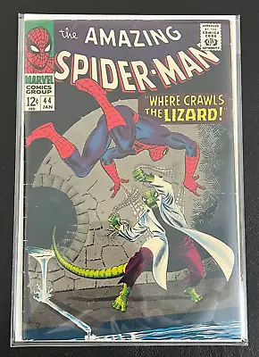 Buy Amazing Spider-Man #44 (Marvel 1967) 2nd Appearance Of The Lizard (Curt Connors) • 158.36£