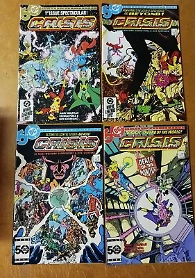 Buy Crisis On Infinite Earths 1, 2, 3, 4 Signed By  George Perez, DC Comics • 126.04£