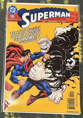 Buy Superman #182 2002 DC Comics Sent In A Cardboard Mailer • 3.99£