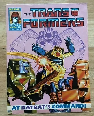Buy Transformers #126 From Marvel Comics UK 1987 [Iron Man Back-up Story] • 1£