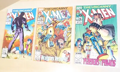Buy 3 X Comics UNCANNY X-MEN #297-299  1993  Marvel Comics VF+ • 7.50£