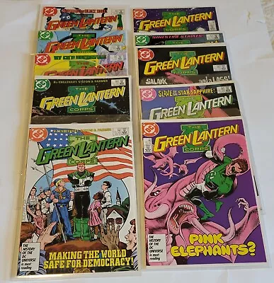 Buy Green Lantern  # 210,211,212,213,214,215,216,217,218,219   (DC 1987) Very Fine • 23.69£