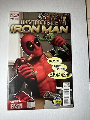 Buy Invincible Iron Man 1 John Tyler Christopher Midtown Comic Variant 2015 Deadpool • 9.52£