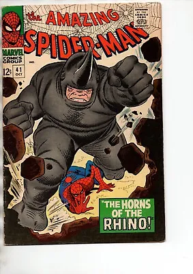 Buy Amazing Spider-Man #41 - 1st Appearance Of The Rhino • 350£