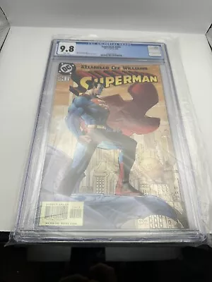 Buy Superman 204 CGC 9.8 White Pages Jim Lee Brian Azzarello Superboy Supergirl  • 76.40£
