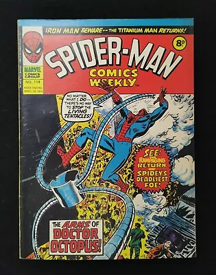 Buy Spider-man Comics Weekly No. 114 1975 - - Classic Marvel Comics + THOR IRONMAN • 10.99£