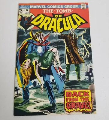 Buy Tomb Of Dracula #16 (Jan 1974, Marvel) • 27.67£