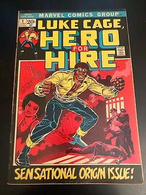 Buy LUKE CAGE, HERO FOR HIRE #1 *Bright & Colorful, With Good Gloss!* Marvel Tanning • 154.92£