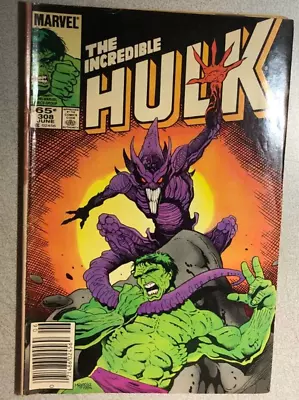 Buy INCREDIBLE HULK #308 (1985) Marvel Comics VG/VG+ • 11.19£