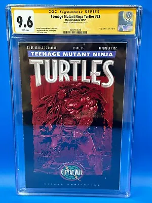 Buy Teenage Mutant Ninja Turtles #53 - Mirage Studios - CGC SS 9.6 - Sig Jim Lawson • 168£