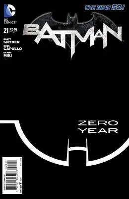 Buy BATMAN #21 CAPULLO BLACK & WHITE 1 IN 100 INCENTIVE VARIANT New 52 2011 Series • 99.99£
