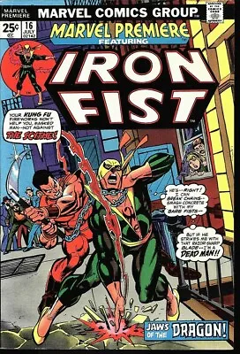 Buy Marvel Premiere #16 2nd App. Iron Fist, 1st Larry Hama Marvel Art, Very Fine- • 46.83£