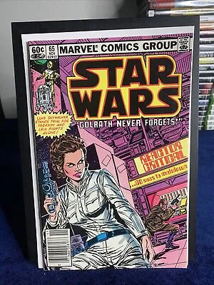 Buy Star Wars #65 Marvel Comic Book 1982 Newsstand 1st Print Death Admiral Giel • 18.53£