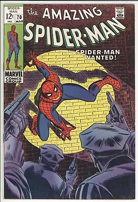 Buy AMAZING SPIDER-MAN  70  VF/8.0  -  Nice Silver Age Copy From 1969! • 148.58£