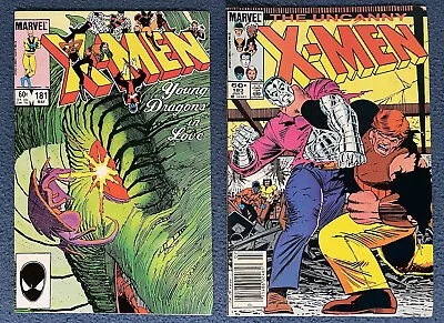 Buy Uncanny X-Men #181 Tokyo Story & #183 Juggernaut Lot Of 2 1984 • 7.93£