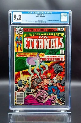 Buy Eternals #2 CGC 9.2 WP 1st Appearance Of The Celestials, Ajak Marvel 1976 • 55.19£