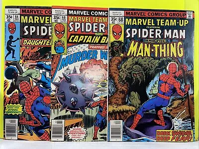 Buy Marvel Team-Up Comic# 64 66 68💥3 KEY: Misty Knight , 2nd Cap. Britain, 1st D'sp • 26.68£