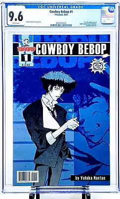 Buy Cowboy Bebop #1 CGC 9.6 NM White Pages 2002 Tokyopop 1st First App CLEAR CASE • 414.95£