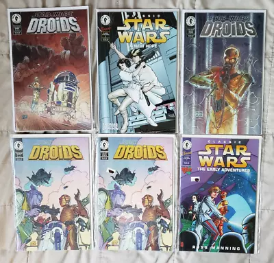 Buy 6 Ct Lot Star Wars Droids Etc Comics Early '90s See Pics VF/NM Or Better • 2.77£