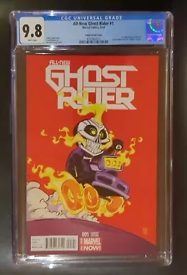 Buy All-New Ghost Rider 1 CGC 9.8 Skottie Young Variant Cover 1st App Robbie Reyes  • 278.15£