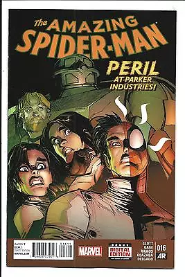 Buy AMAZING SPIDER-MAN # 16 (PERIL At PARKER INDUSTRIES, MAY 2015), NM NEW • 3.50£