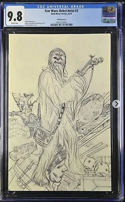 Buy Star Wars: Rebel Heist #3 Adam Hughes Sketch Variant  CGC 9.8 NM/MT Dark Horse  • 318.65£