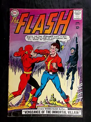 Buy Flash 137 VG/FN 5.0 1st SA Vandal Savage, 2nd SA JSA Vintage DC Comics  1963 • 126.68£