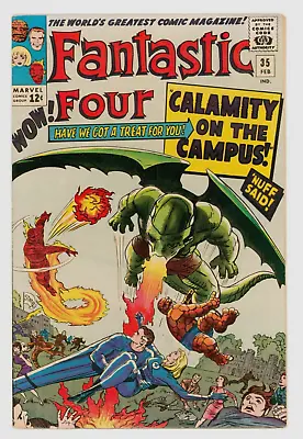 Buy Fantastic Four #35 VFN- 7.5 White Pages - Dragon Man • 195£