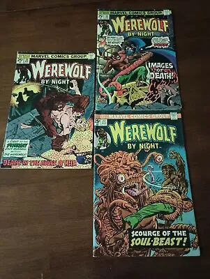 Buy Werewolf By Night #27 35 & 36 Comic Book Lot Of 3 - 1975 Marvel • 26.06£