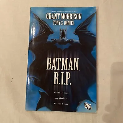 Buy Batman R.I.P. By Grant Morrison Tony S. Daniel (Paperback, 2010) • 6.99£